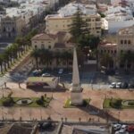 Imatge de la Plaça des Born de Ciut adella de Menorca.